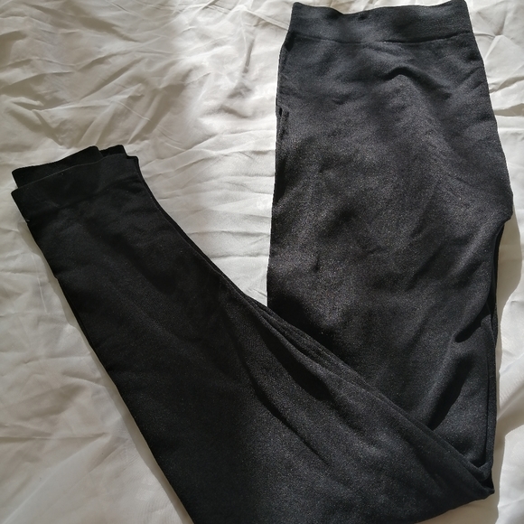 New 2 pairs leggings grey/black - Picture 3 of 7